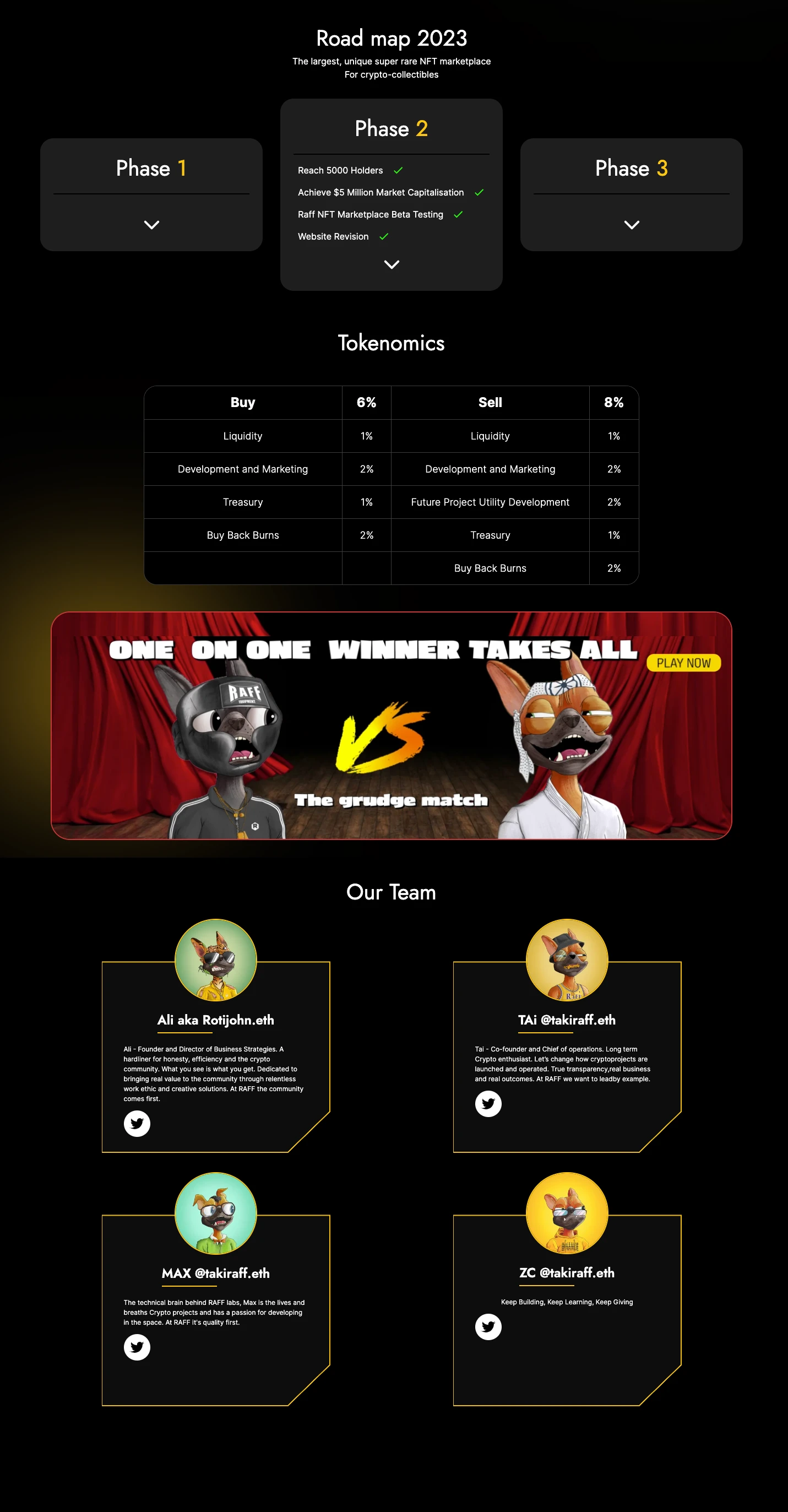 NFT Marketplace and Crypto Giveaways Platform - Project image 3