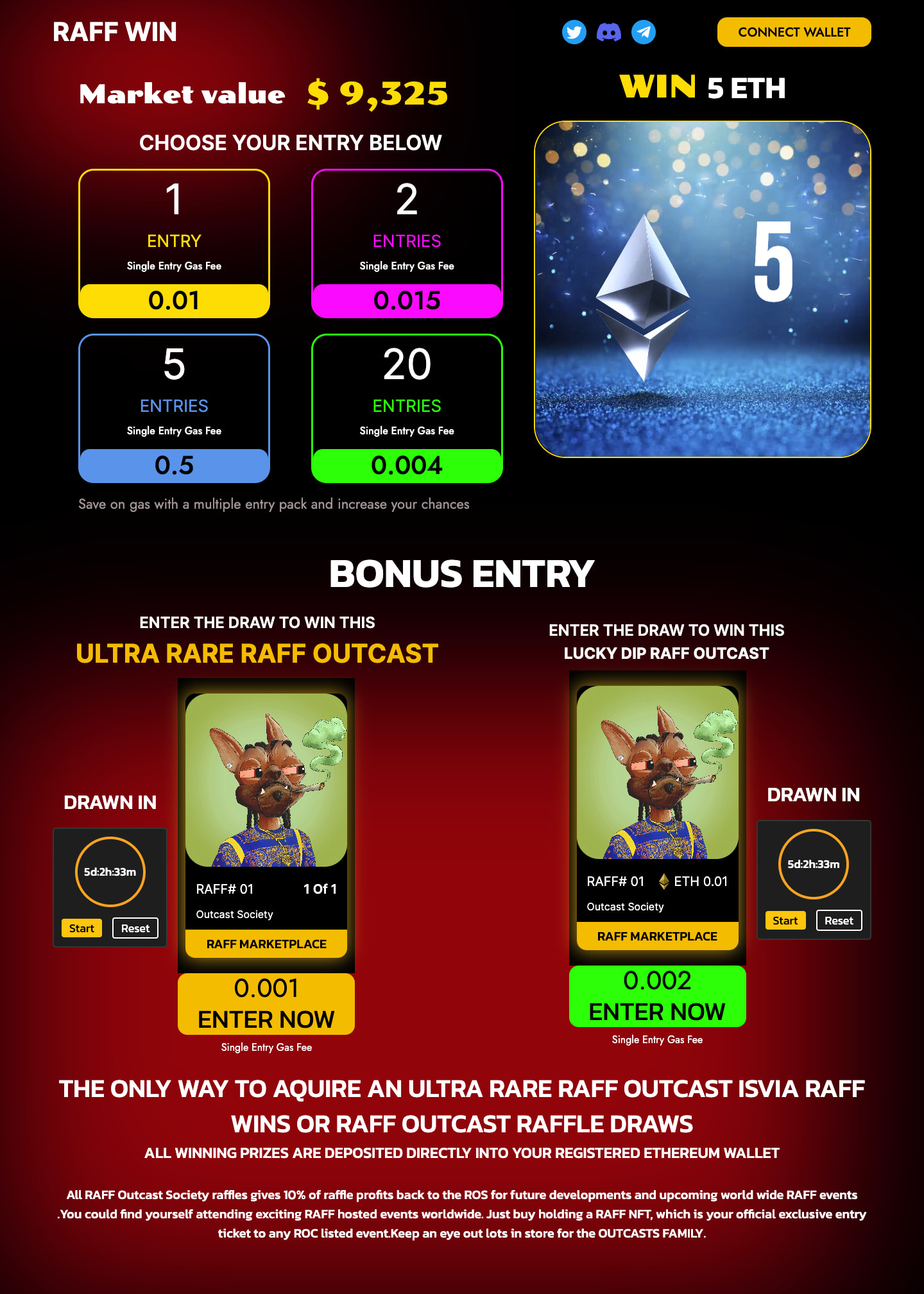 NFT Marketplace and Crypto Giveaways Platform - Project image 5