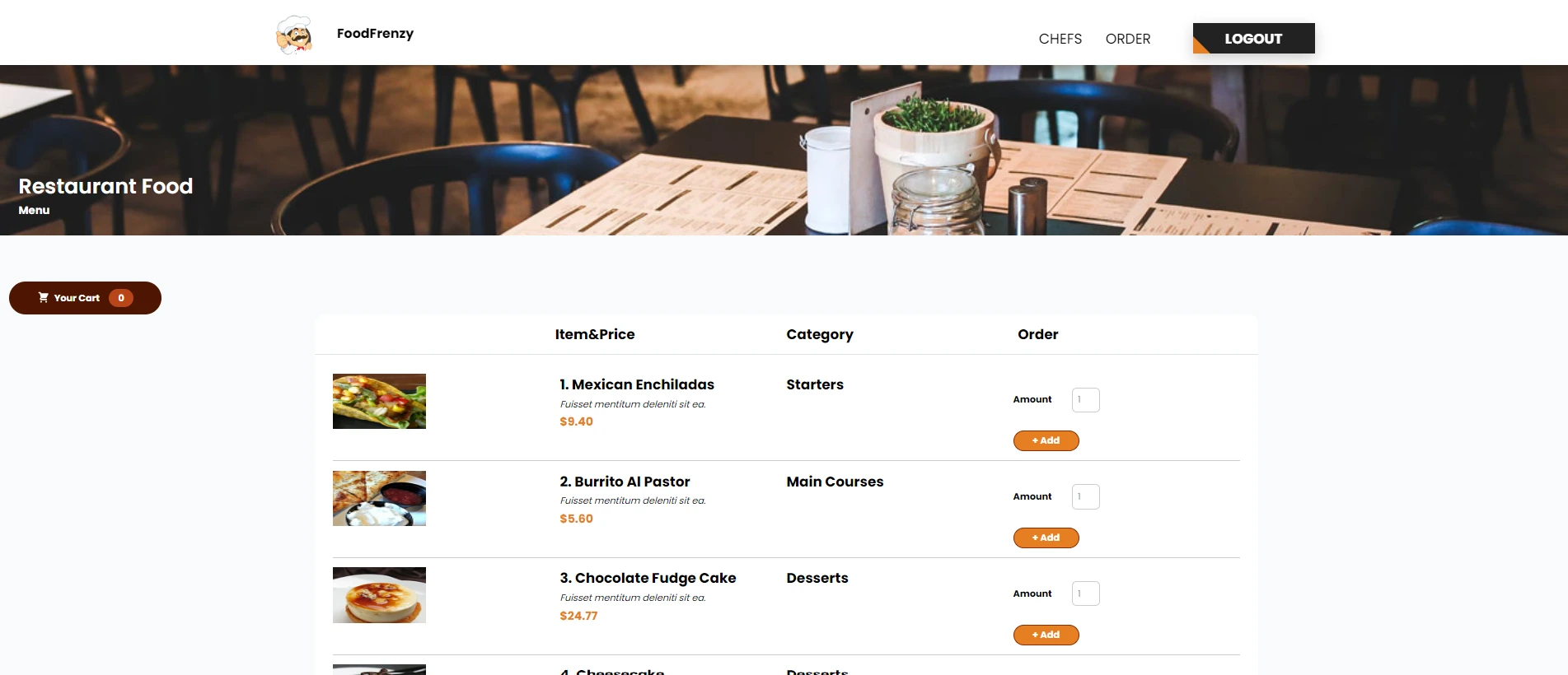 Restaurant Management System (RMS) - Project image 2
